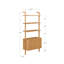 Bibliothèque Martinsen standard en bois massif, 183 cm (H) x 86 cm (L)