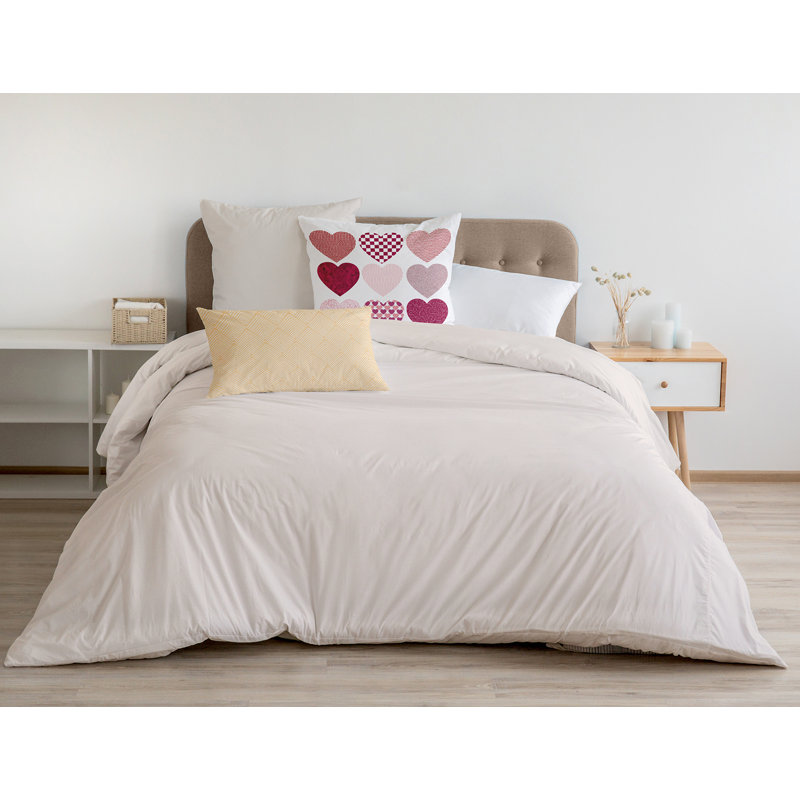 Reversible Throw Pillow, 18" H x 18" W, Square