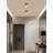 Maplesville 1 - Light Gold Geometric LED Flush Mount