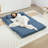 Adjustable Floor sofa Foldable Lazy Sofa Sleeper w/ 2 Pillows