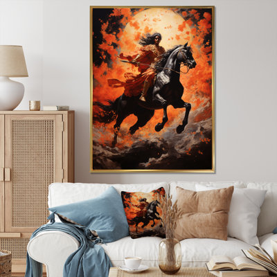 " Hinduism Suryas Dawn Orange II "