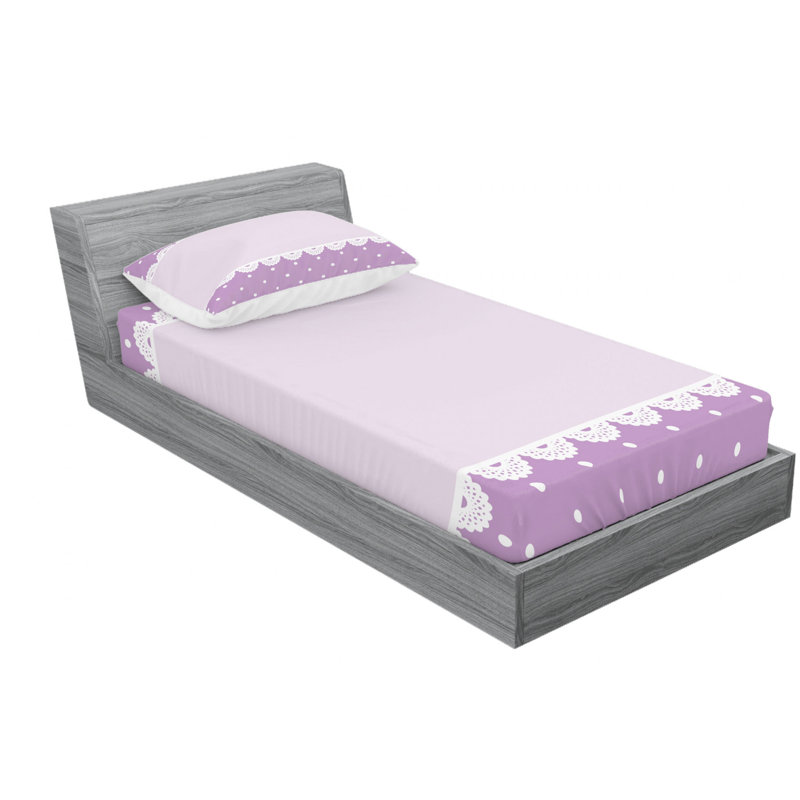 Microfiber Polka Dots Sheet Set