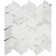 Casia Marble/Porcelain/Glass Chevron Pattern Mosaic Wall Tile