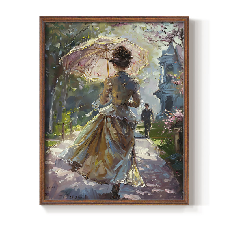«WOMEN Series DCCX III», reproduction encadrée - bois massif, H 21 po x l 17 po, Noyer