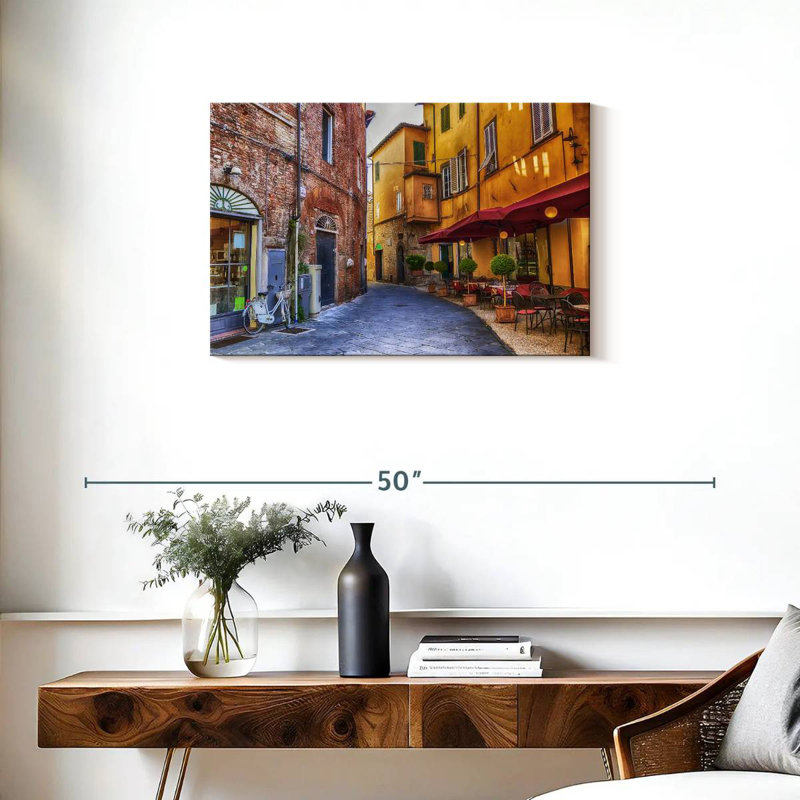 Sirci Street à Lucca, H 20 po x l 30 po