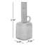 Chandelle de table en verre 3,54 po