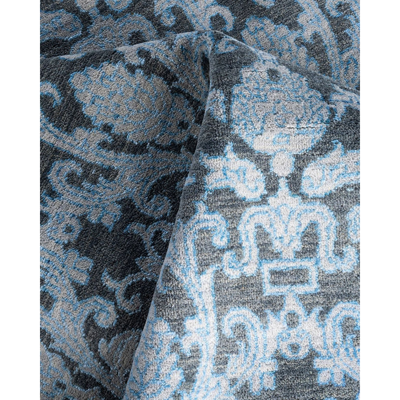 Overdyed One-of-a-Kind 8' 1" X 10' 5" Hand Knotted Area Rug