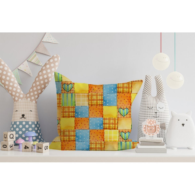 Greco Baby Watercolour Blanket Square Throw Cushion