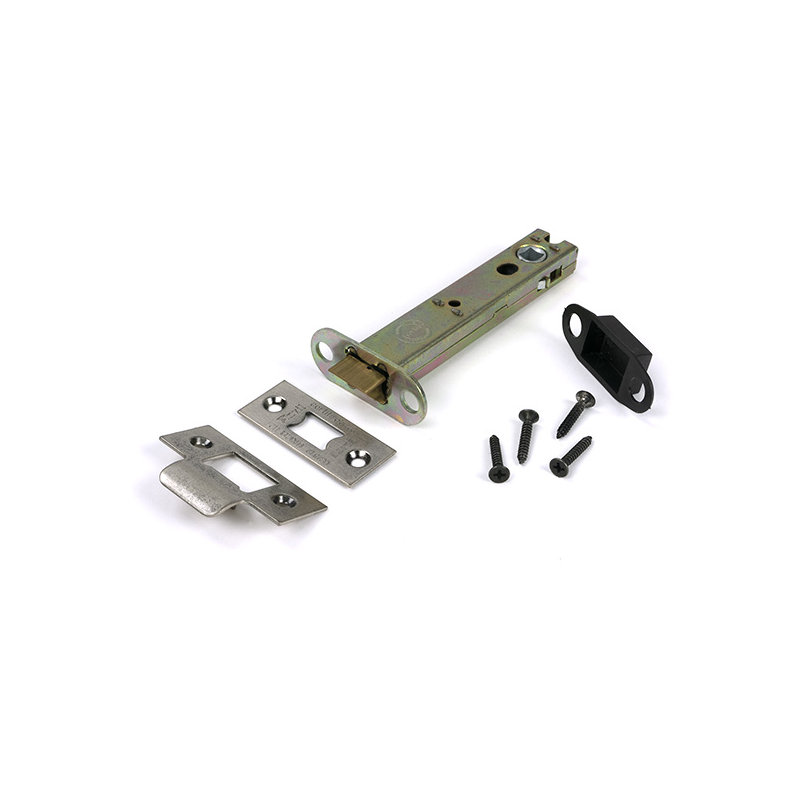 Aged Brass 5" Heavy Duty Latch, Pewter Patina