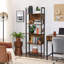 Geter 165cm H x 62cm W Steel Standard Bookcase-964528167