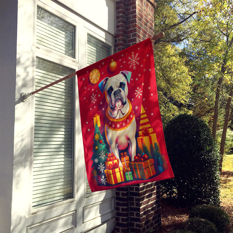 Double Sided 40'' H x 28'' W Polyester Christmas House Flag