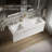 Jute 60" Vanity With Quartz Countertop, Sink And Hardware Included-68733259