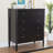 Lucera Mid-Century Bobbin Wood 4-Drawer Chest-957008659