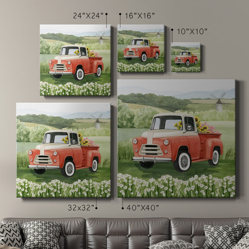 Toile tendue avec châssis I-Premium Flower Farm - prête à être accrochée