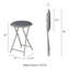 Tabourets de bar pliants Adenike - tabouret robuste de 18 pouces - capacité de 225 lb et sièges rembourrés-1618119080-1618119087