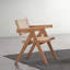Fauteuils en rotin de style Mid-Century