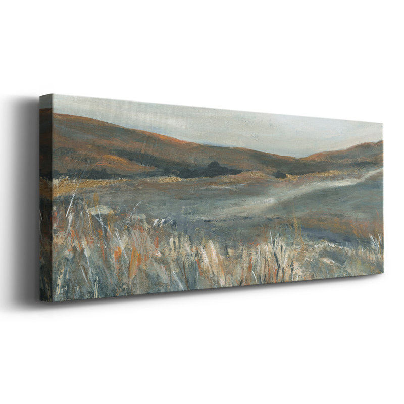 Coucher de cuivre sur toile, H 8 po x l 20 po x P 1,5 po