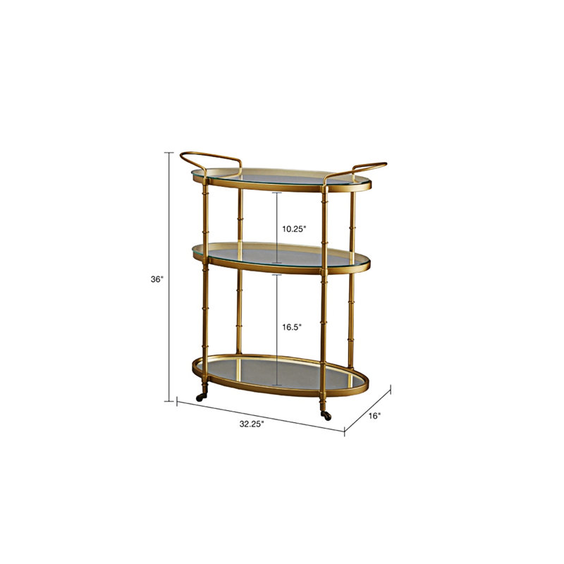 Chariot de bar (tabouret non inclus)