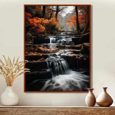 «Waterfall Dancing Cascades I» - art mural cascade