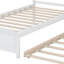 Lit plate-forme avec lit gigogne-658363910