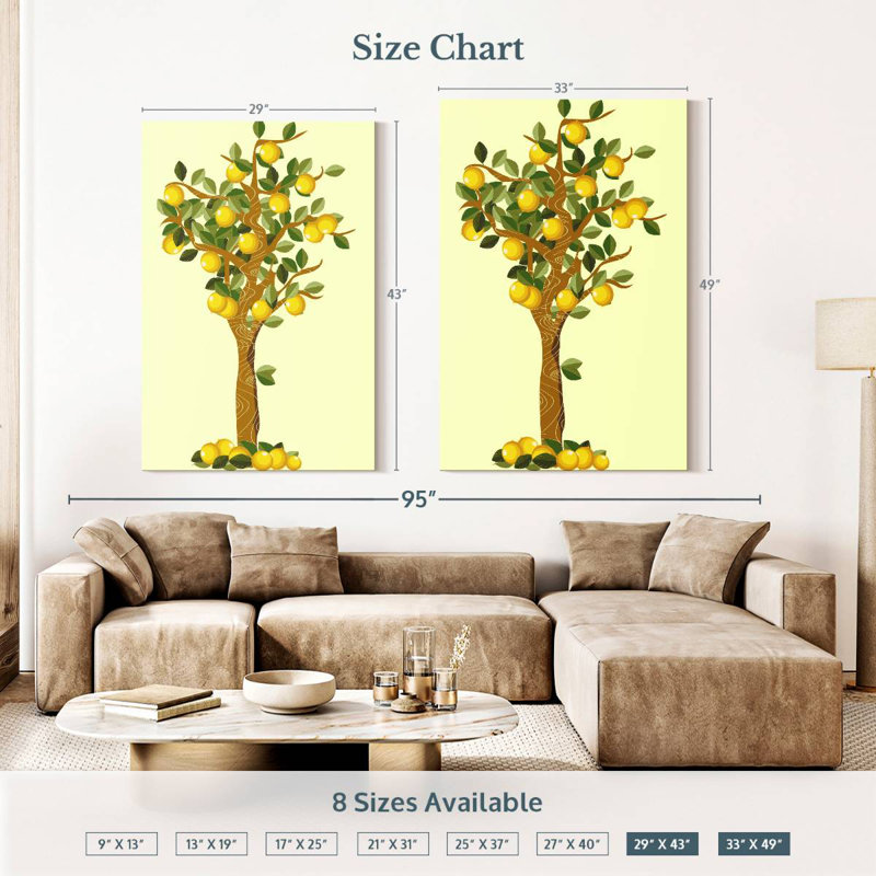 Harnek Fruitful Lemon Tree, 48" H x 32" W