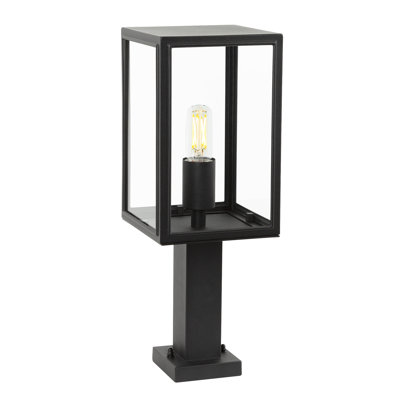 Haney Black Steel Pathway Light