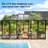 14'x10' Greenhouse with Transparent Panels and PC Panels