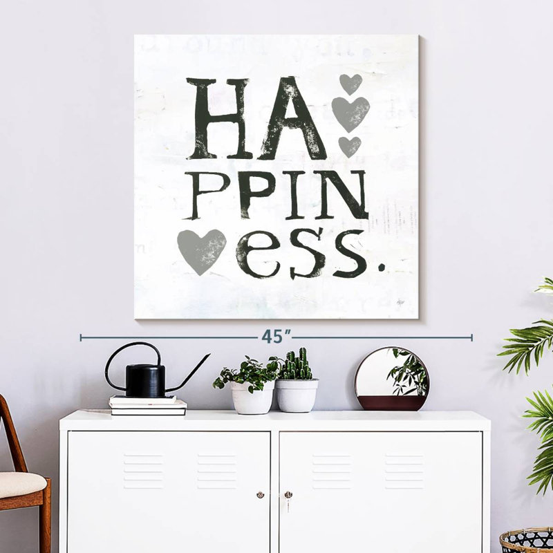 Tergel Happiness Gray Hearts
