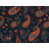 Blue/Orange Paisley