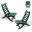 Chaise Adirondack pliante en plastique Alexeya-906735789