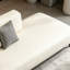 chaise longue en tissu simple et décontractée