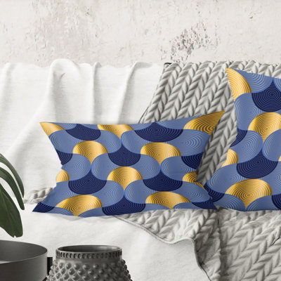 Coussin décoratif rétro Mid-Century