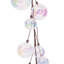 10' Clear Iridescent Branch Ball Wire Garland