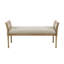 Banc décoratif de conception simple, confortable et durable, banc multifonctionnel