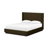 Montgomery Upholstered Wingback Bed