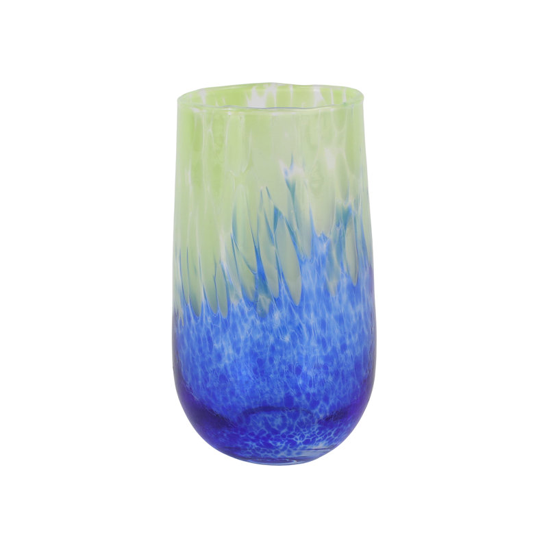 Nuvola 16 oz. Verre Highball, Vert / bleu
