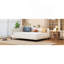 L-Shaped Linen Daybed, With Solid Wood Legs-906876947-906876950