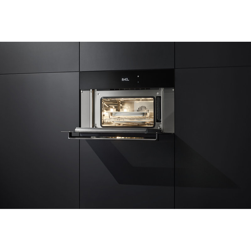 30"W. Steam Convection Oven, Black Glass