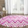 Sanyla Hand Tufted Wool Chevron Rug
