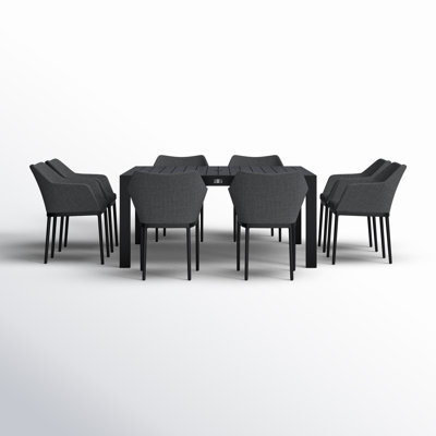 Georgiana Dining Set with Cushions by AllModern