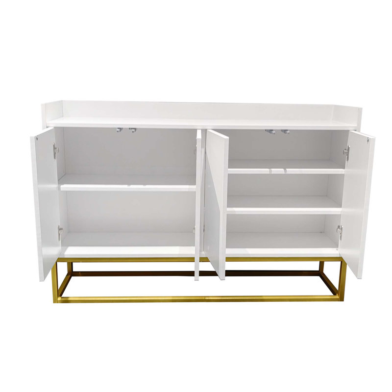 Koraleigh 47.2'' Sideboard, White/Gold