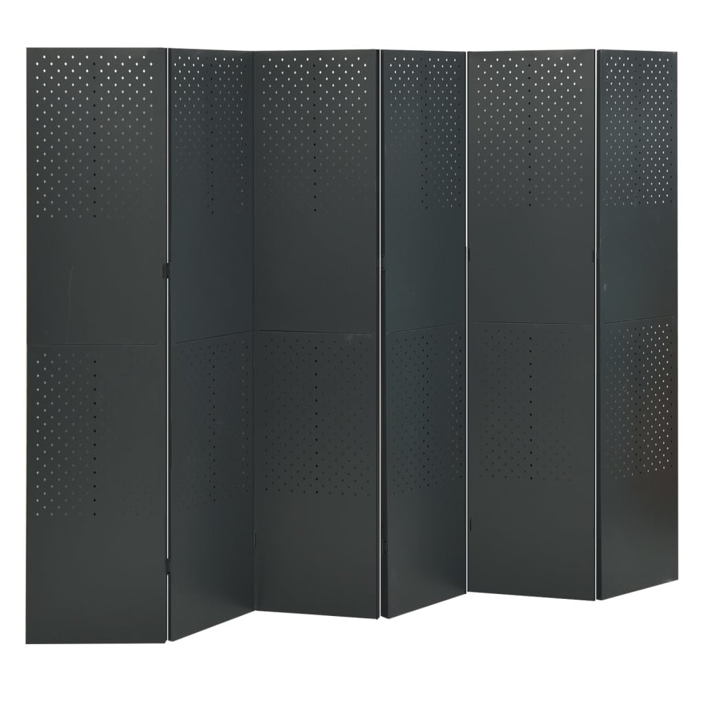 Deisi Room Divider Freestanding Privacy Screen for Room Separation Steel Latitude Run® 