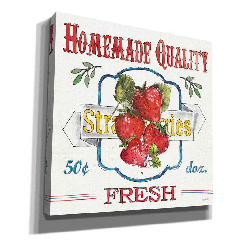 «Fruit Stand V» par Anne Tavoletti - impression sur toile tendue, H 18 po x l 18 po x P 0,54 po