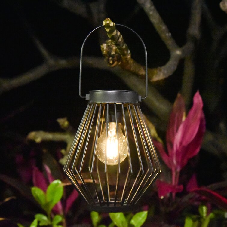 pearlstar Outdoor Solar Lanterns Light Rattan Natural Lantern with Handle  for Hanging or Table Lamp for Patio Yard Garden Wedding Home Decoration