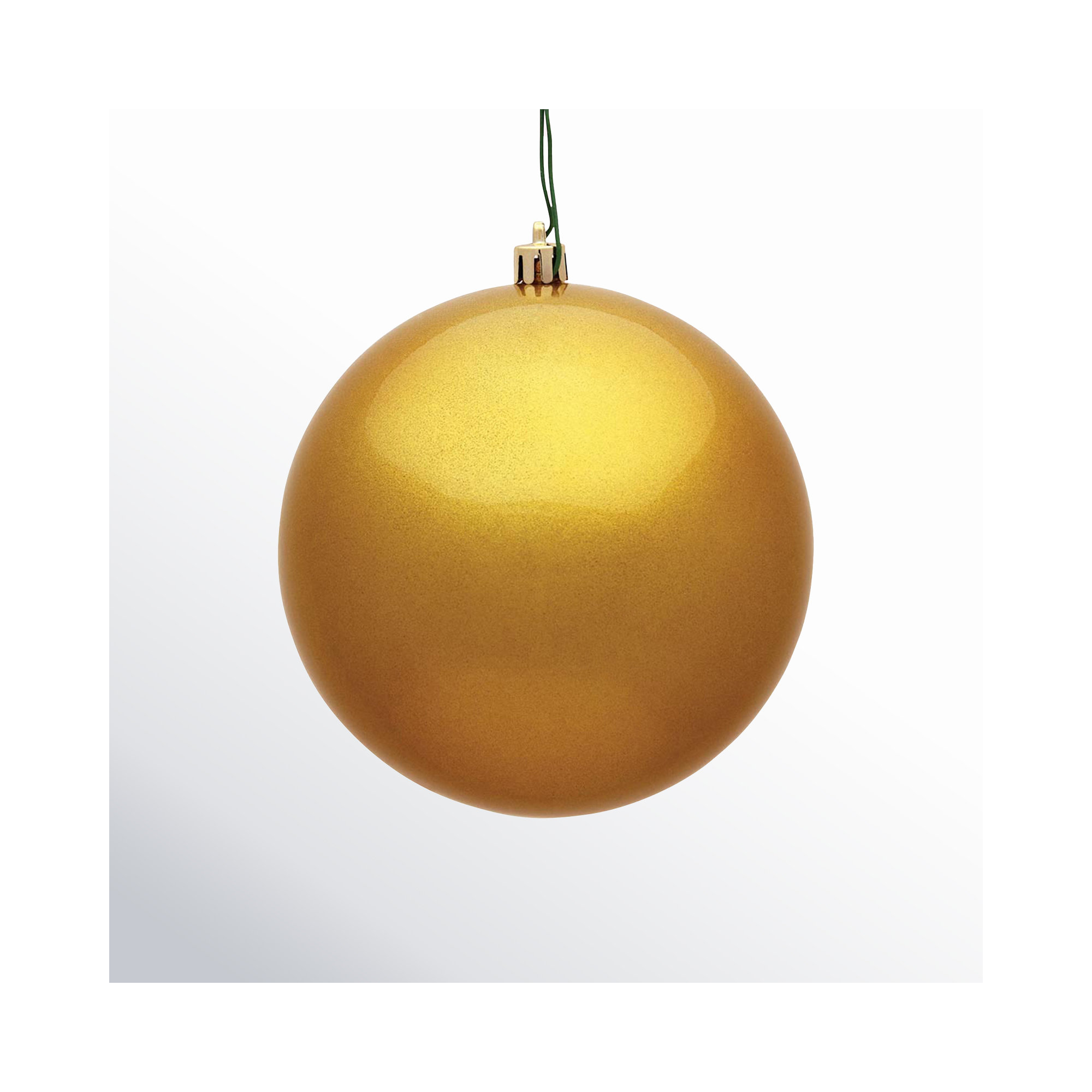 Holiday Décor Ball Ornament, Honey Gold