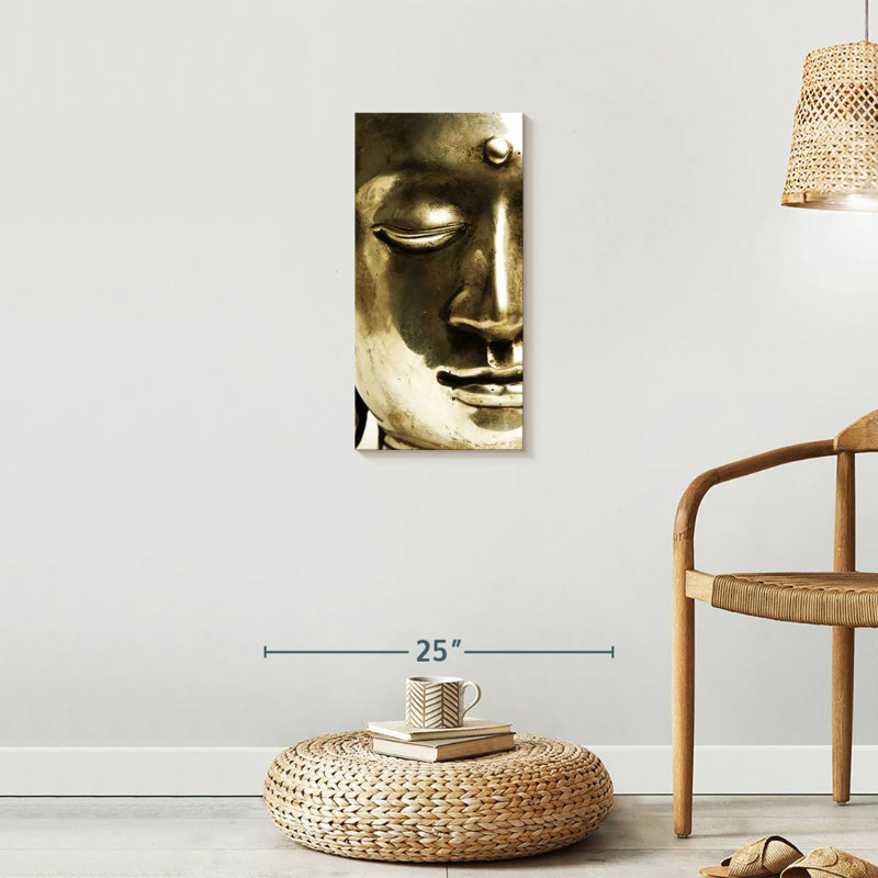 Shiny Buddha Canvas Print, 24" H x 12" W x 1.25" D