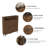 Freestanding Shoe Cabinet Wtih 4 FILP Drawers For Entryway-101799941