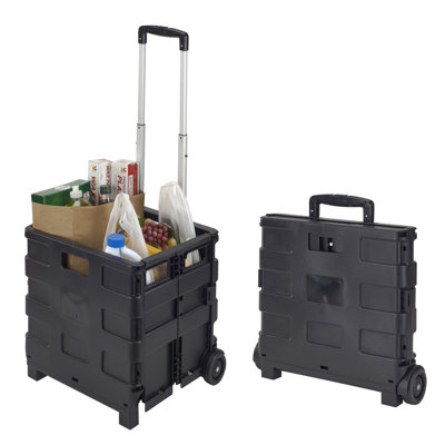 Simplify 14.96'' H x 14.17'' W Utility Cart with Wheels