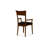Ingrid 19.25'' H Upholstered Cherry Armchair-22354360-59696586