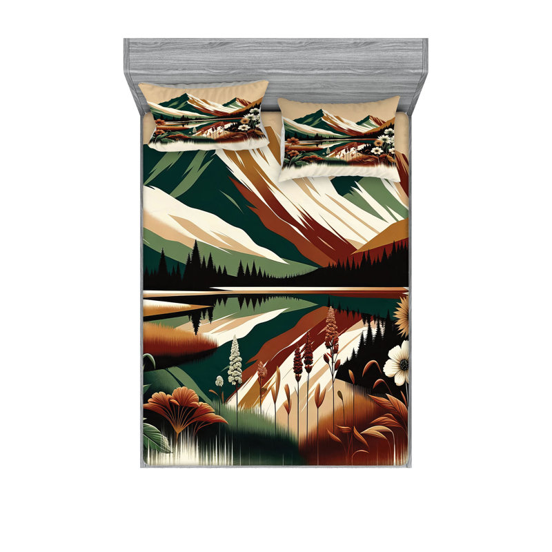 Microfiber Sheet Set, Queen Sheet Set + 2 Pillowcases